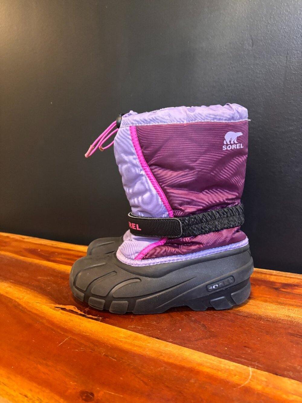 Sorel Flurry Waterproof Winter Snow Boots Youth Size 4